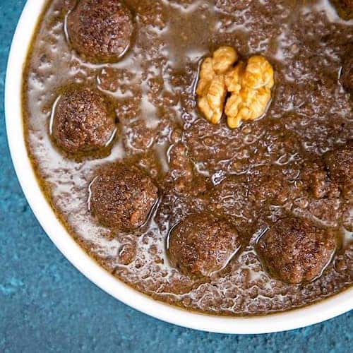 تصویر 3 از خرید کنسرو خورشت فسنجون گوشت قلقلی + قیمت فروش استثنایی